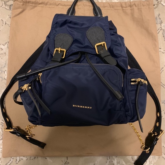 burberry backpack navy